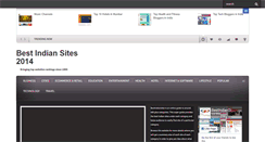 Desktop Screenshot of bestindiansites.com