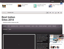 Tablet Screenshot of bestindiansites.com
